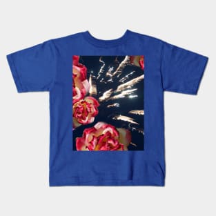 Fireworks and Roses Kids T-Shirt